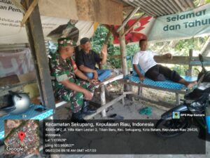 Jelang Pemilu, Sertu T Siburian Ajak Warga Jaga Persatuan dan Kesatuan Bangsa Diatas Segala Kepentingan Pribadi