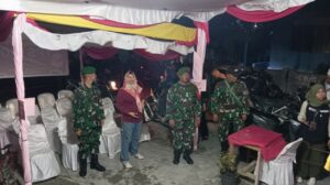 Danramil 05 Belakangpadang Gelar Apel Gabungan dan Patroli Keamanan Jelang Pemilu 2024