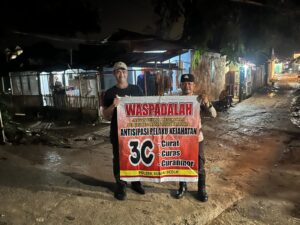 Polsek Sungai Beduk Batara Biru Laksanakan Patroli dan Sambang dialogis Berikan Rasa Aman, Cegah Tindak Kriminal