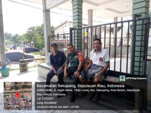 Babinsa Ajak Warga Tiban Lama Jaga Kekompakan dan Keharmonisan dalam Hidup Bermasyarakat