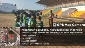 Berikan Motivasi ke Siswa yang Akan Bertanding, Ini Pesan Penting Sertu Suratnin ke Siswa SSB Bimantara FC