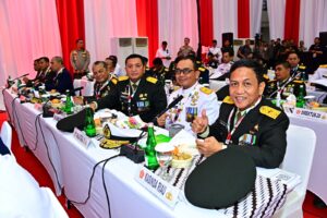 Jamin Kedaulatan Dan Keunggulan Pertahanan RI, Danlantamal IV Turut Serta dalam Rapim TNI