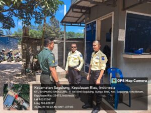 Ini Pesan Penting Serka Asran Nasution Kepada Securty PT Karya Tehnik Utama saat Komsos