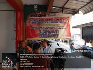 Serda Roni Sitorus Ingatkan Warga Tanjung Sari Waspada Aksi Copet saat Berbelanja di Pasar