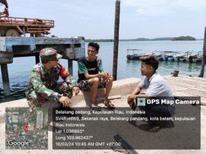 Babinsa Sekanak Raya Minta Warga Binaan Jaga Persatuan dan Kesatuan di Lingkungan
