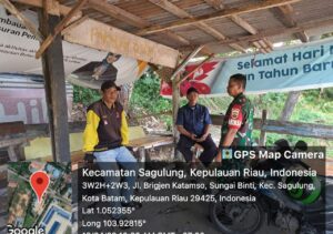 Babinsa Sei Binti Minta Warga Binaan Tidak Membakar Sampah Sembarangan Guna Cegah Karhutla
