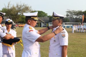 Danlantamal IV Batam Pimpin Sertijab Danlanal Bintan