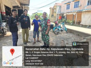Perkuat Silaturahmi, Babinsa Tanjung Uncang Rutin Lakukan Komsos dengan Warga Binaan