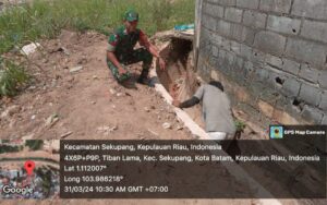 Jalin Silaturahmi, Babinsa Tiban Lama Rutin Lakukan Komsos dengan Warga Binaan