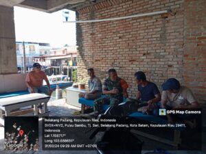 Babinsa Tanjung Sari Ikuti Rapat Panitia Persiapan Pelaksanaan Sholat Idul Fitri 1445 H