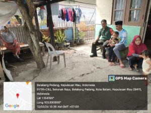 Babinsa Koramil 05 Belakang Padang Gelar Komsos di Kampung Tengah