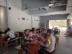Kapolsek Sekupang Silaturahmi Bersama Danramil 02 Batam Barat Dan Ketua FKDM Kecamatan Sekupang