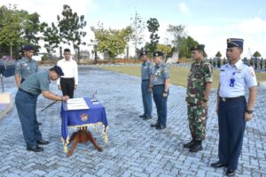 Danlantamal IV Pimpin Upacara Pakta Integritas Penerimaan Calon Taruna  Akademi Tni Panda Tanjung Pinang