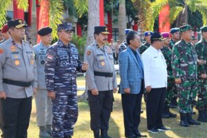Komandan Lantamal IV Pimpin Apel Kesiapan Pasukan