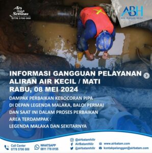 Dampak Perbaikan Kebocoran Pipa di Depan Gerbang Legenda Malaka, Baloi Permai dan Saat ini Proses Perbaikan