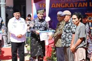 Danlantamal IV Dampingi Kepala Staf Angkatan Laut  Tinjau Pos Babinpotmal Perawang Lanal Dumai