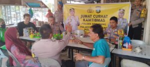 Lewat Jumat Curhat, Polsek Sekupang Tampung Aspirasi Warga Pasar Ciptapuri Kelurahan Tiban Baru