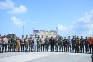 Komandan Lantamal IV Ikuti Apel Siaga Latihan Posko I dan Latiham Korem 033 WP