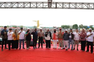 Ikuti Senam Sehat Hari Jadi Provinsi Kepri, Marlin Ajak Masyarakat Jadikan Olahraga Sebagai Budaya