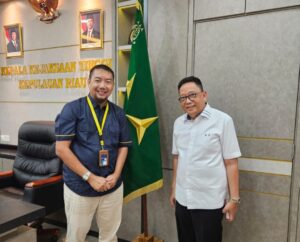 Manager UP3 PLN Tanjung Pinang Sowan ke Kajati Kepri
