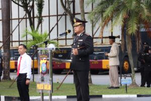Kapolresta Barelang Pimpin Upacara Peringatan Hari kesaktian Pancasila 2025 Sekaligus Beri Penghargaan Kepada Personel
