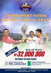 PK NTT Kota Batam Gelar Turnamen Futsal Terbesar dan Bergengsi di Kota Batam