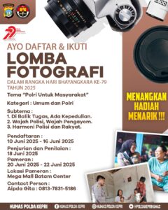 Polda Kepri Gelar Puluhan Lomba Meriahkan Hari Bhayangkara ke-79, Libatkan Masyarakat Se-Kepri