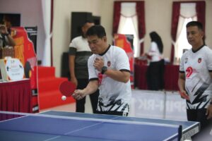 Polda Kepri Gelar Turnamen Tenis Meja Antar Satker Sambut Hari Bhayangkara ke-79