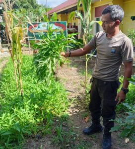 Polsek Sagulung Manfaatkan Lahan Tidur untuk Dukung Program Ketahanan Pangan Nasional