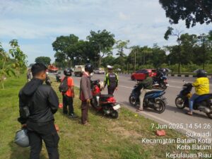 Respons Cepat Satlantas Polresta Barelang Tangani Kecelakaan di Sukajadi Lewat Layanan 110