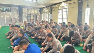 Zikir dan Doa Bersama Warnai Peringatan Hari Bhayangkara ke-79 di Polresta Barelang