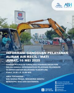 Pekerjaan Penyambungan Pipa HDPE di Tanjung Buntung, Bengkong