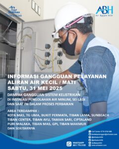 Gangguan Suplai Air Akibat Kendala Sistem Kelistrikan di IPA Sei Ladi