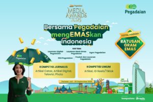 Pegadaian Media Awards 2025 Resmi Dibuka, Total Hadiah Ratusan Gram Emas Menanti Para Kreator!