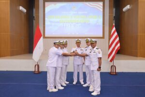 Tumbuhkan Inovasi dan Kreativitas, Danlantamal IV Pimpin Sertijab Asops, Dansatrol, dan Kafasharkan Mentigi