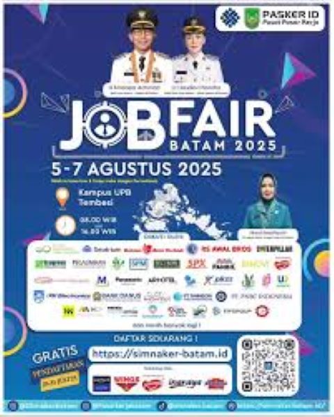 Job Fair Batam 2025 Catat 5.243 Pendaftar Online, Lowongan 1.197 dari 39 Perusahaan Siap Diburu!