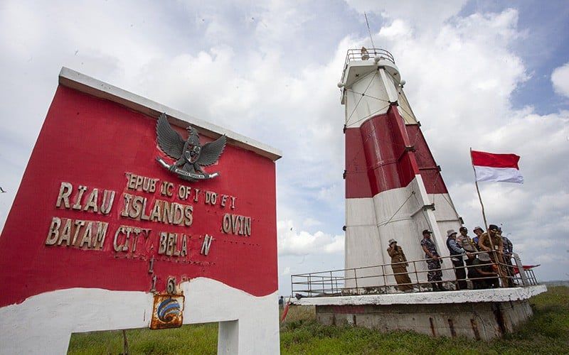 Karang Taruna Batam Kibarkan Merah Putih di Perbatasan Singapura, Pekik “Indonesia Merdeka!” Bergema di Laut Selat Melaka!