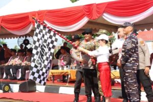 Meriah! Polda Kepri & Pemko Batam Gelar Kirab Kebangsaan 17 Km Sambut HUT ke-80 RI