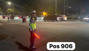 Satlantas Polresta Barelang Gelar Strong Point Malam, Lalu Lintas Batam Terkendali dan Aman
