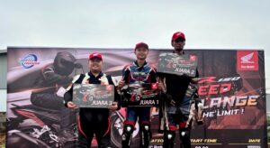 GTR150 Speed Challenge Panaskan Honda Exhibition di Kepulauan Riau