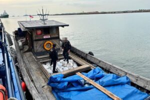 Penyelundupan Pasir Timah dari Bangka Belitung ke Thailand Digagalkan di Laut Natuna