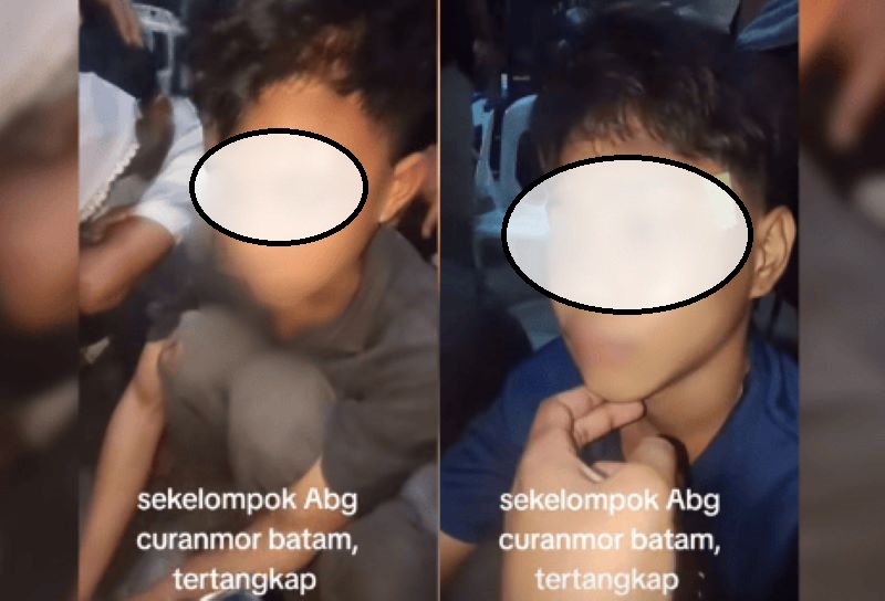 Viral! 5 Remaja di Batam Tertangkap Curi Motor, Ngaku Hasilnya untuk Makan dan Check-in