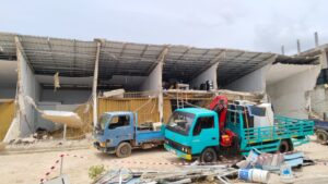Polsek Sekupang Selidiki Ambruknya 7 Ruko di Tanjung Riau, Pengembang Dipanggil