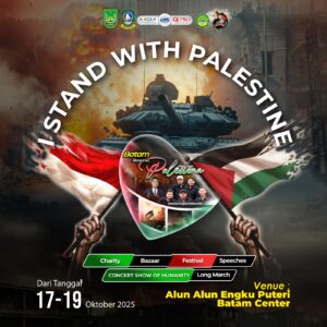Gubernur Kepri & Wali Kota Batam Hadiri Aksi Akbar “Batam Bersama Palestina” Jilid 5, 30 Ribu Massa Diperkirakan Memadati Dataran Engku Putri