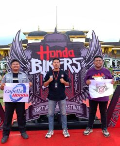 Bikers One Heart Community Kepri Semarakkan Honda Bikers Day Regional Sumatera 2025 di Istana Maimun