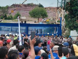 Polresta Barelang Amankan Aksi Buruh KRB di PT ASL Marine Shipyard dan PT Caterpillar Batam Secara Humanis