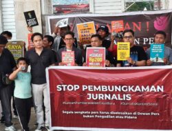 Jurnalis Batam Bersatu! Tolak Gugatan Rp.200 Miliar Menteri Pertanian Ke Tempo