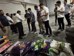 Gudang Diduga Oplosan Beras di Tanjung Sengkuang Disidak, Satgas Pangan Kepri Ambil 9 Sampel untuk Uji Lab