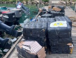 Bea Cukai Batam Bongkar Penyelundupan 414 Ribu Rokok Ilegal di Teluk Bintan, Pelaku Kabur ke Hutan!