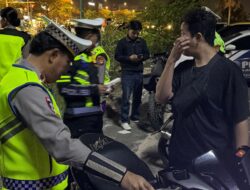 Polresta Barelang Tertibkan Knalpot Brong, Amankan 53 Kendaraan dalam Razia Malam